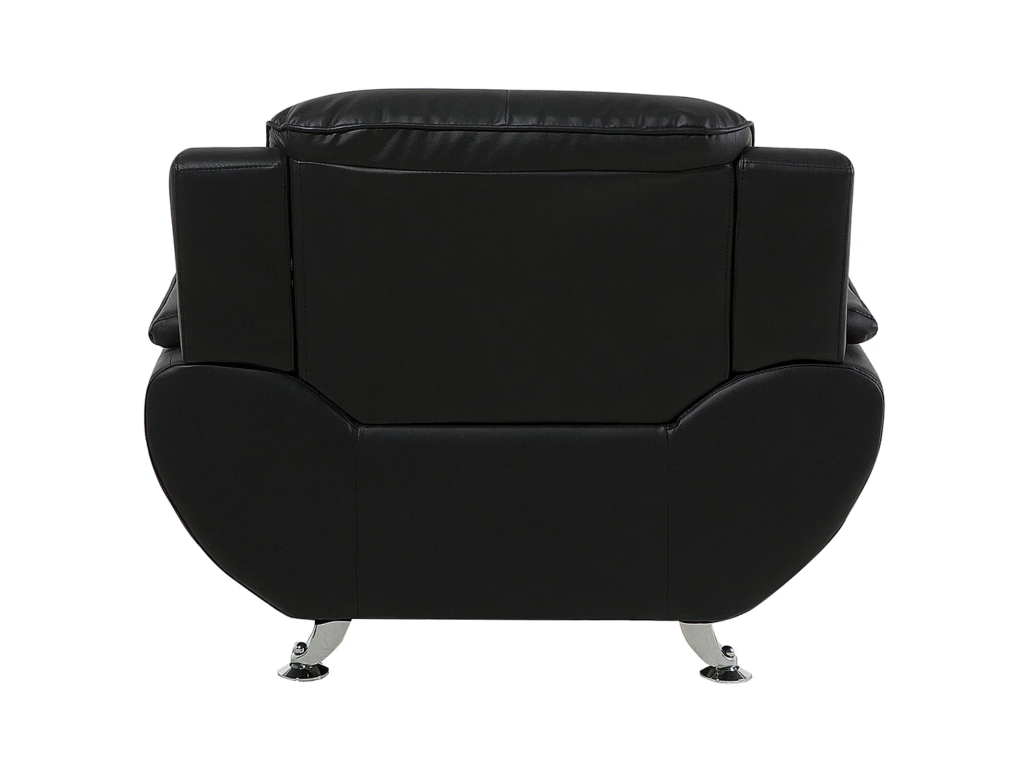 Fauteuil LEIRA Kunstleer Zwart