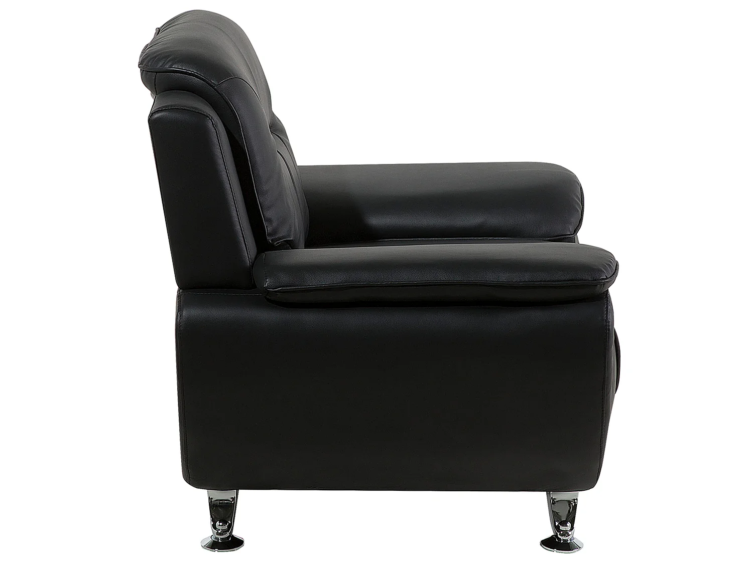 Fauteuil LEIRA Cuir PU Noir