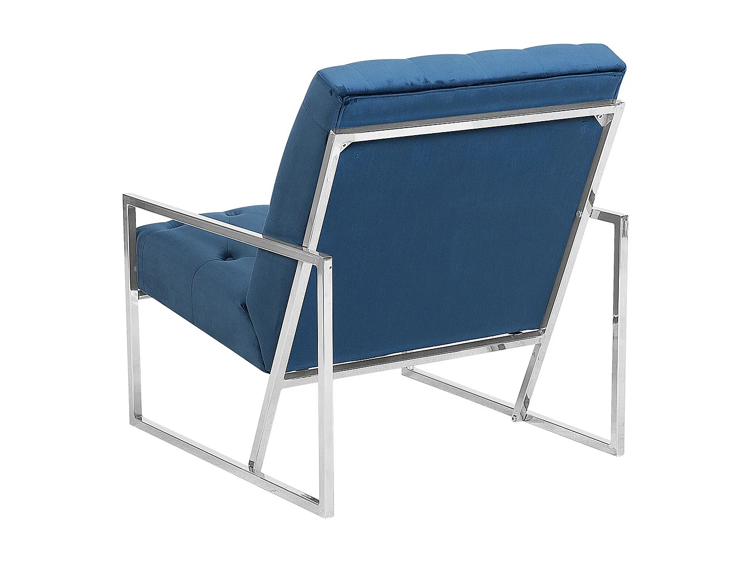 Fauteuil HARSTAD Velours Bleu foncé
