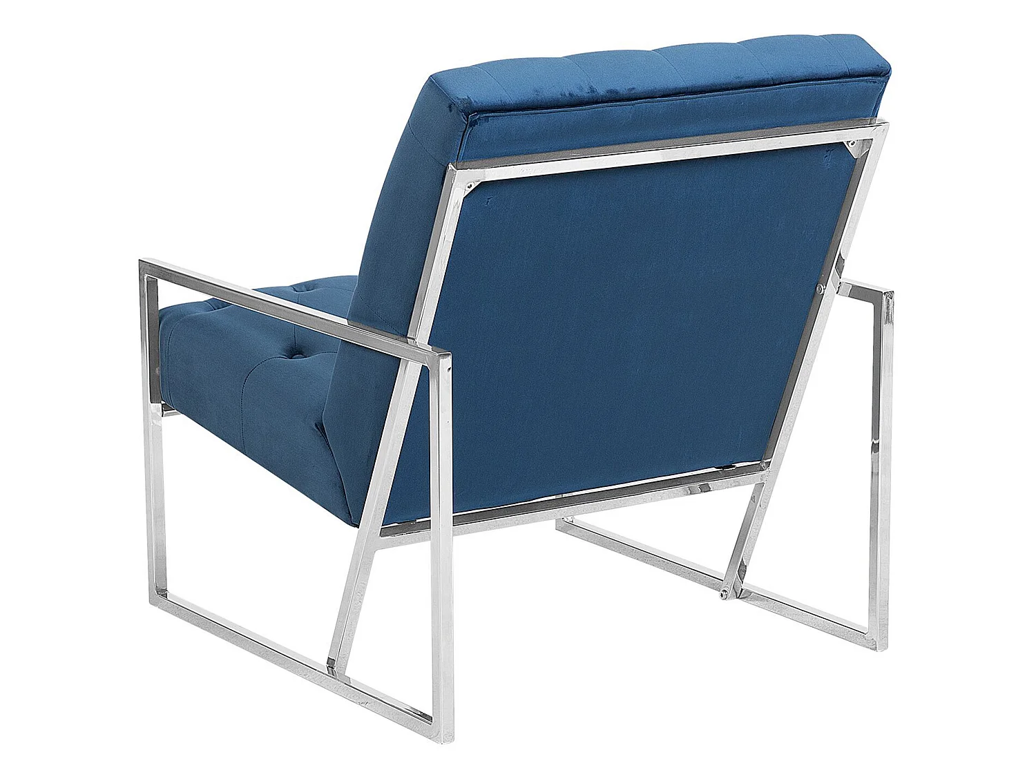 Fauteuil HARSTAD Velours Bleu foncé