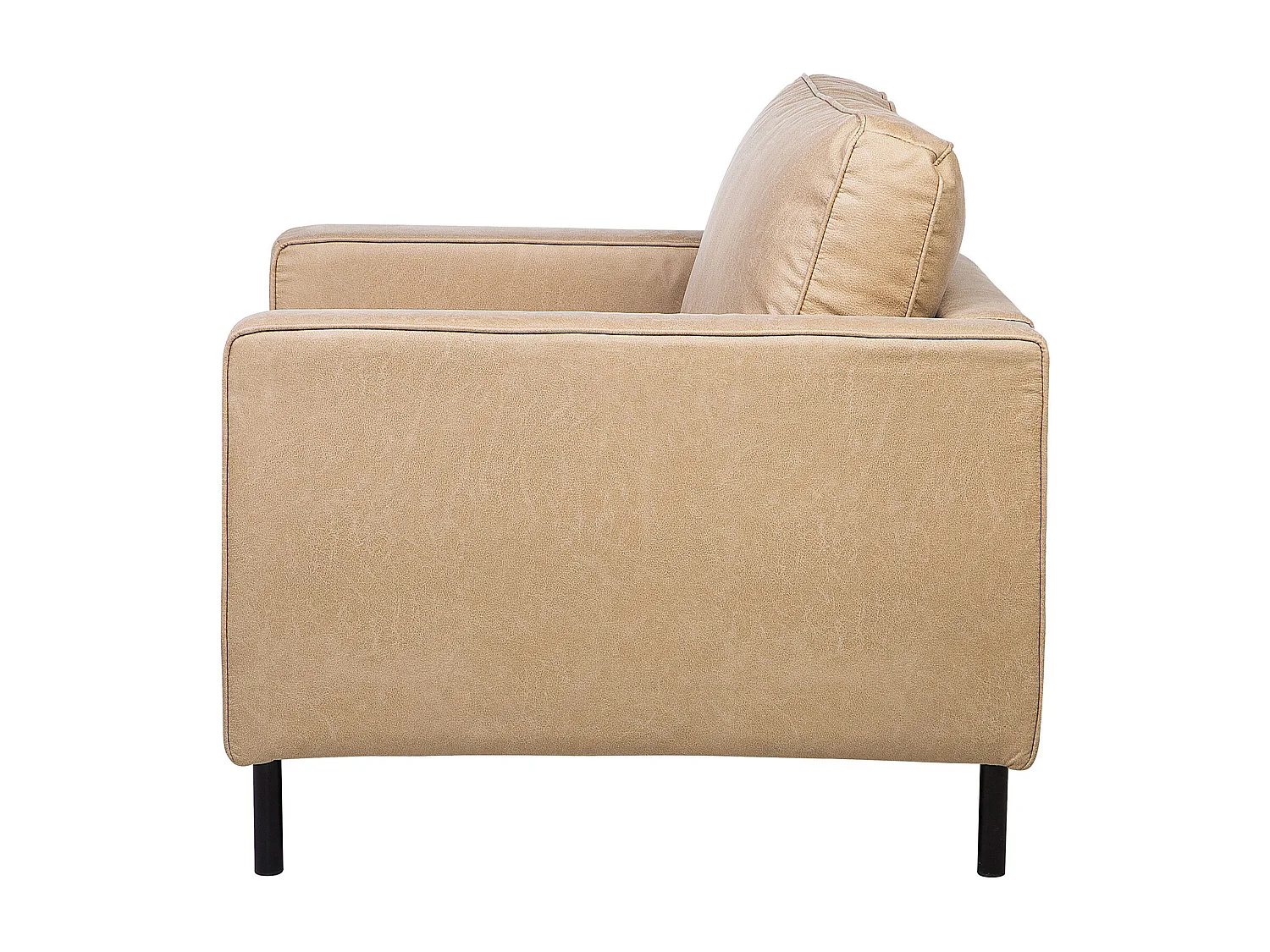 Fauteuil SAVALEN Kunstleer Beige