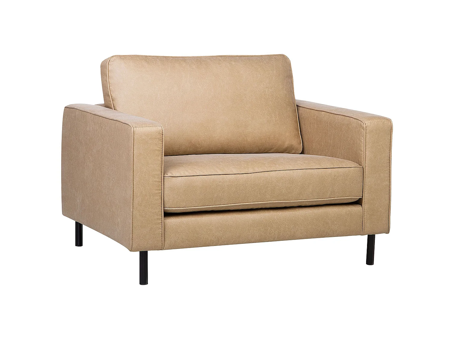 Fauteuil SAVALEN Kunstleer Beige