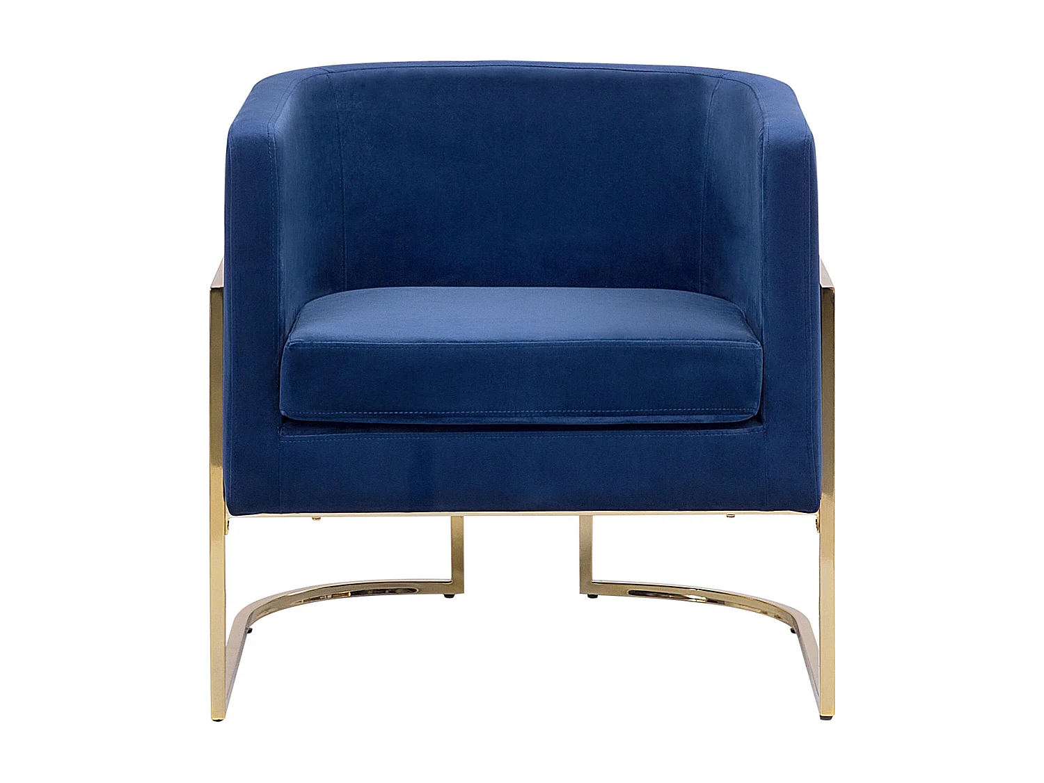 Sillón SIRKKA Terciopelo Azul oscuro