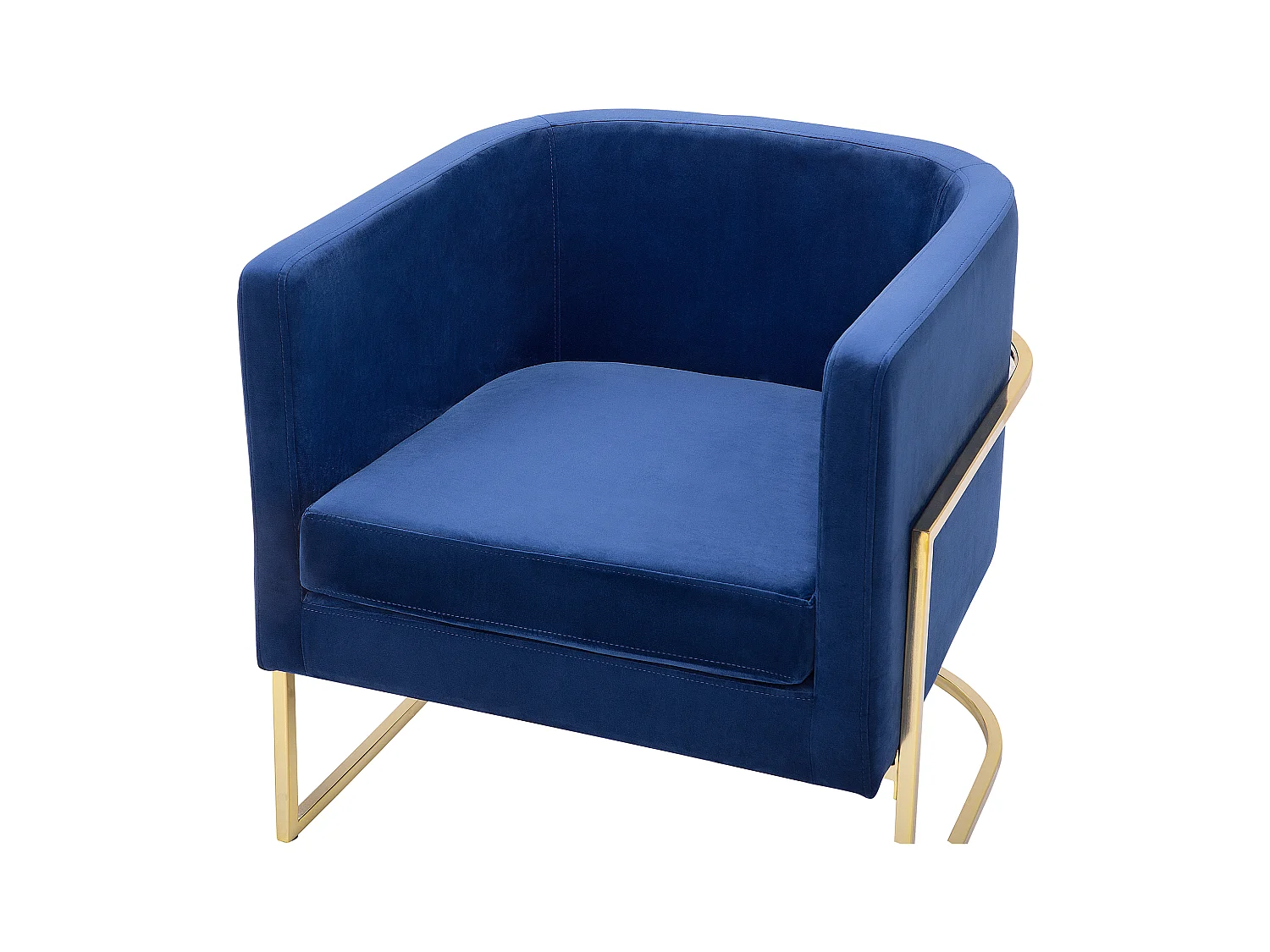 Sillón SIRKKA Terciopelo Azul oscuro