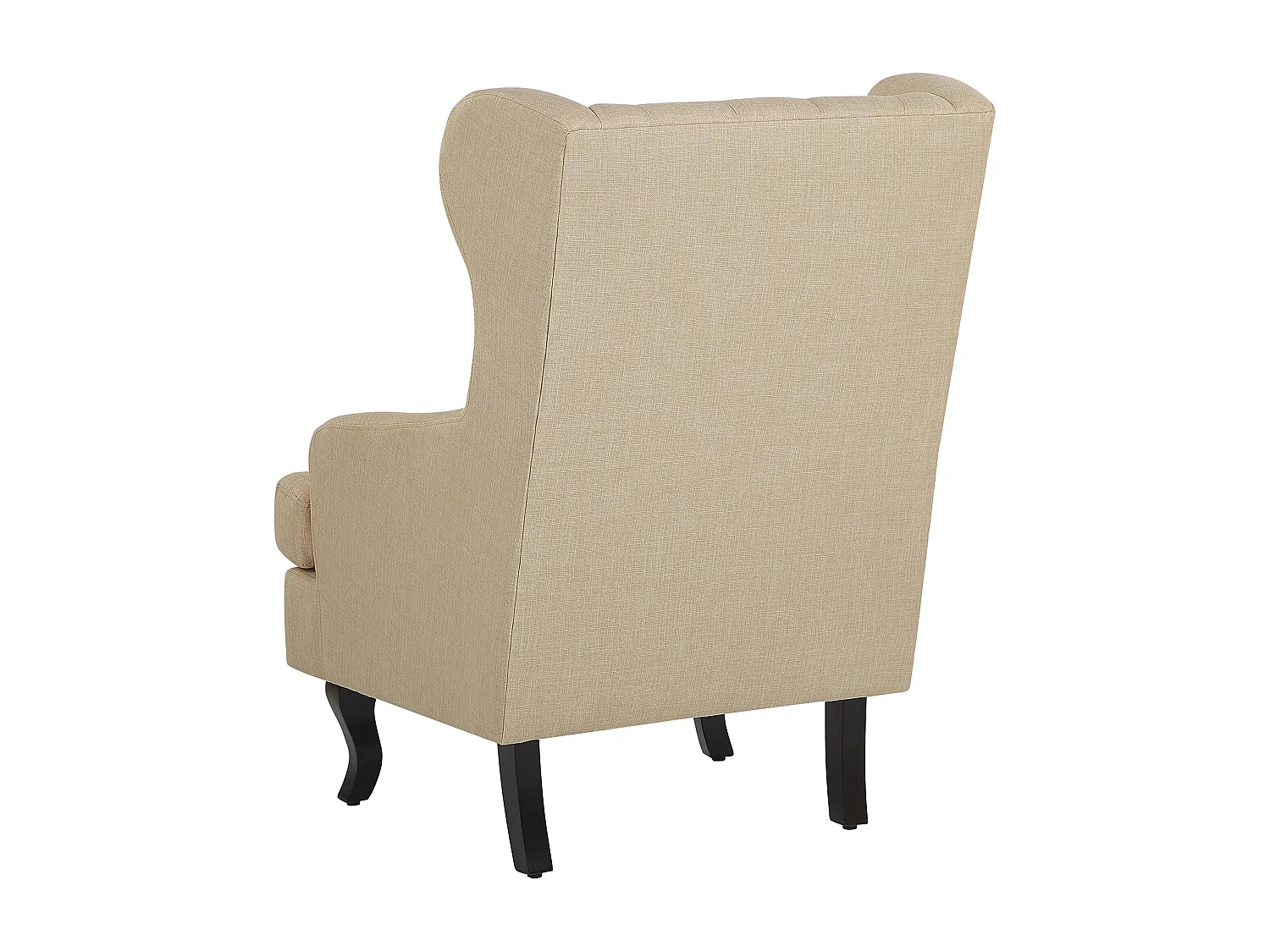 Poltrona Wingback ALTA Tessuto Beige