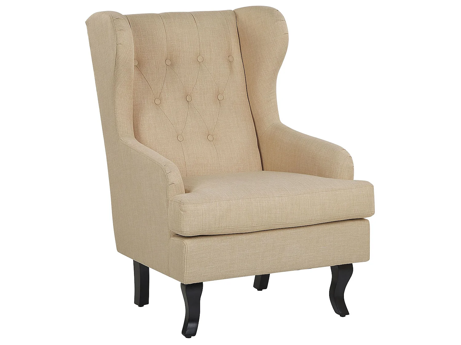 Fauteuil à oreilles ALTA Tissu Beige