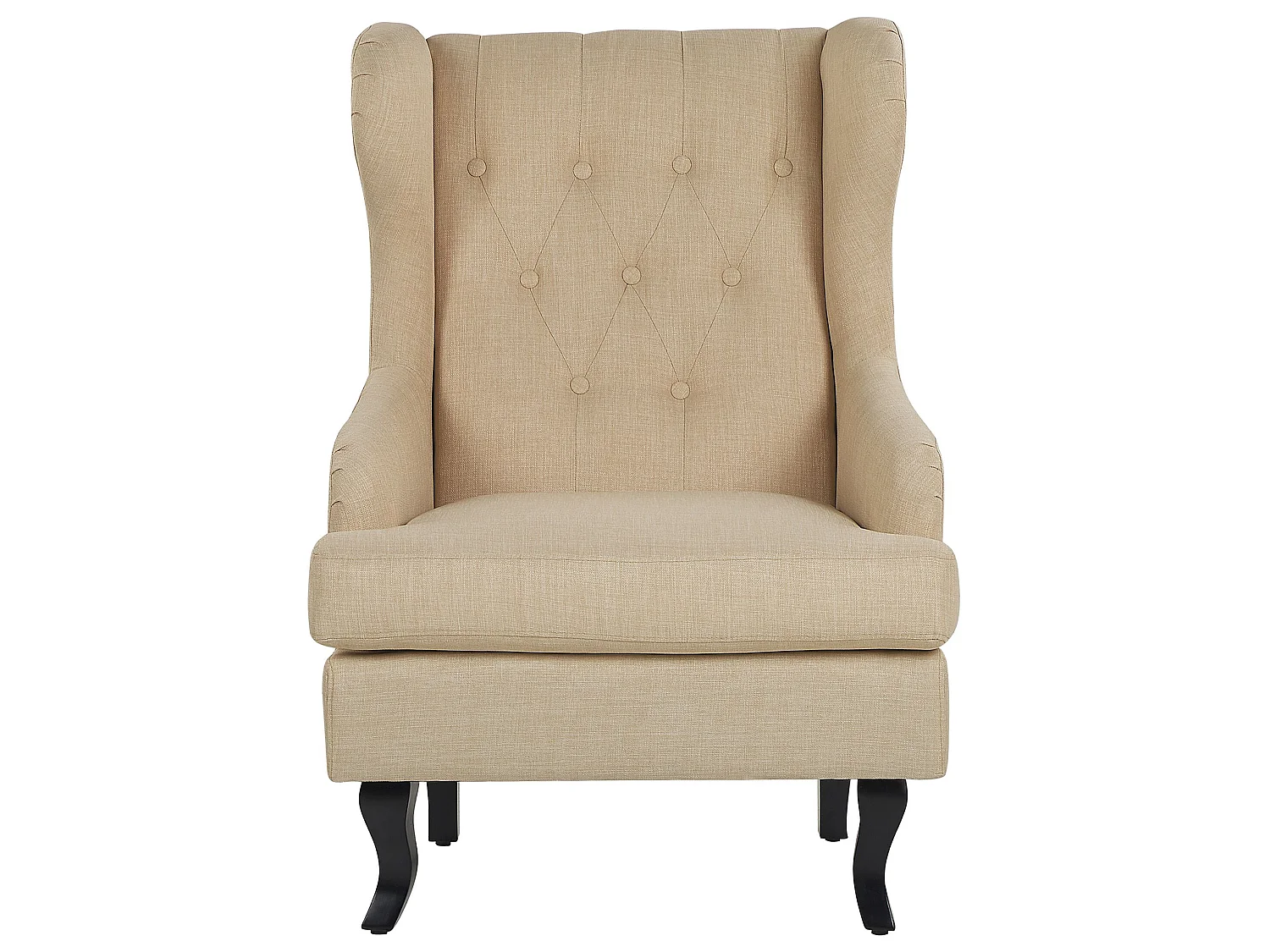 Fauteuil à oreilles ALTA Tissu Beige