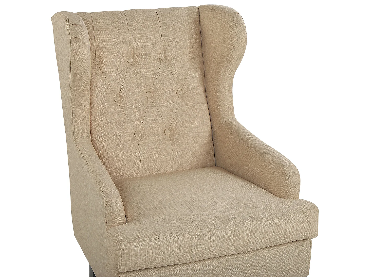 Fauteuil à oreilles ALTA Tissu Beige