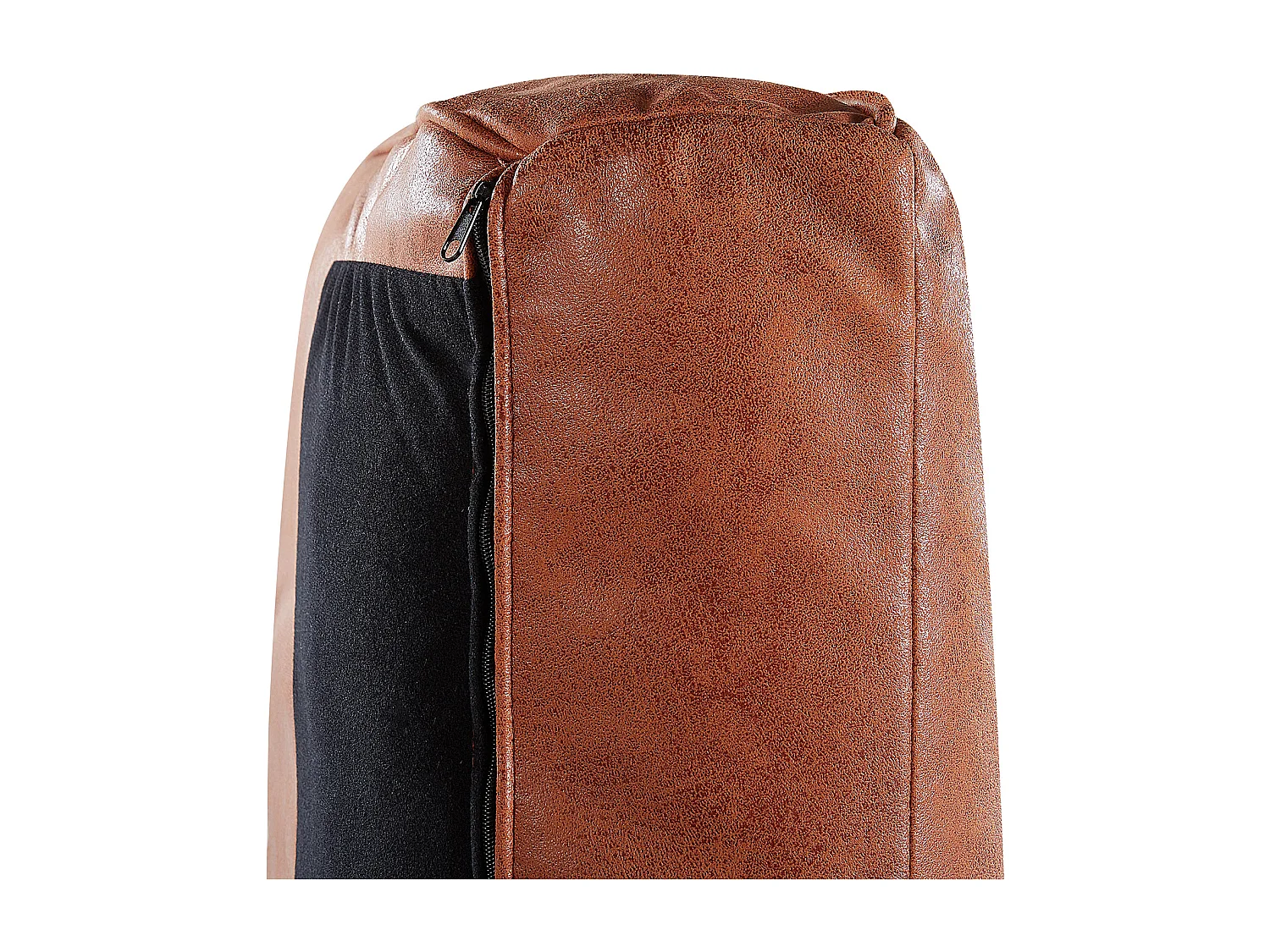 Fauteuil SAVALEN Cuir PU Marron doré