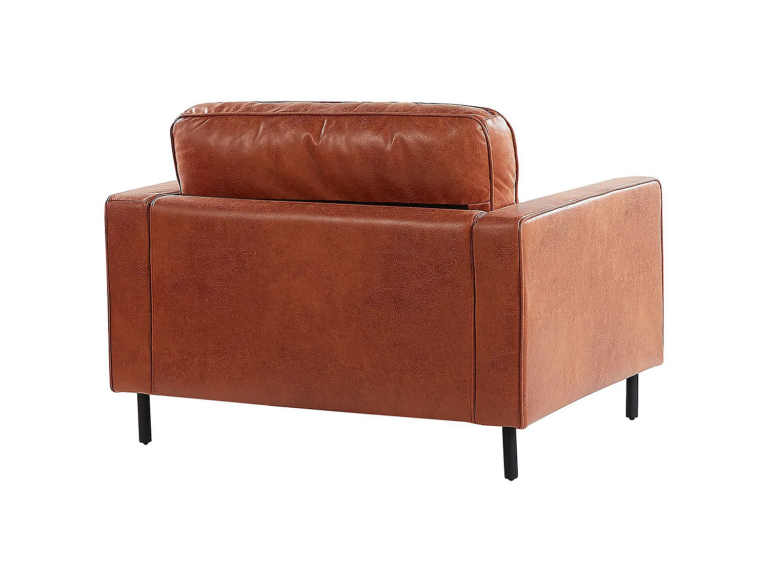 Sessel SAVALEN Kunstleder Goldbraun