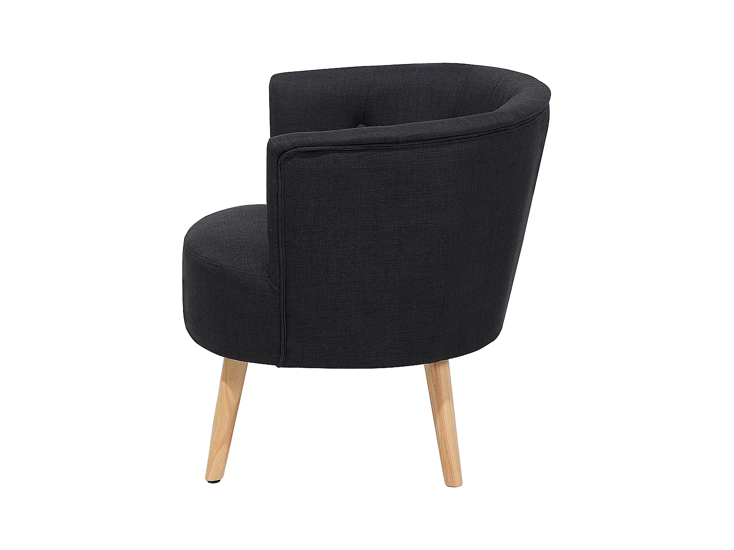 Fauteuil ODENZEN Tissu Noir