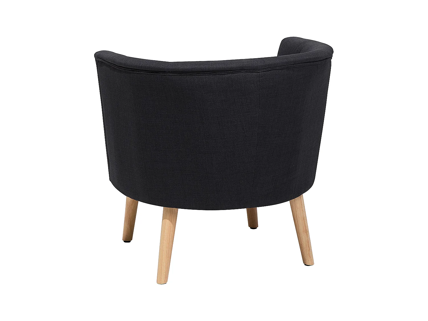 Fauteuil ODENZEN Tissu Noir