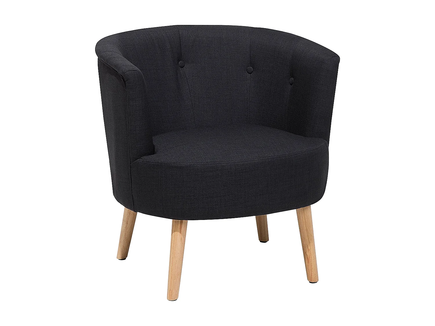 Sessel mit Armlehnen Clubsessel Polstersessel schwarz Odenzen