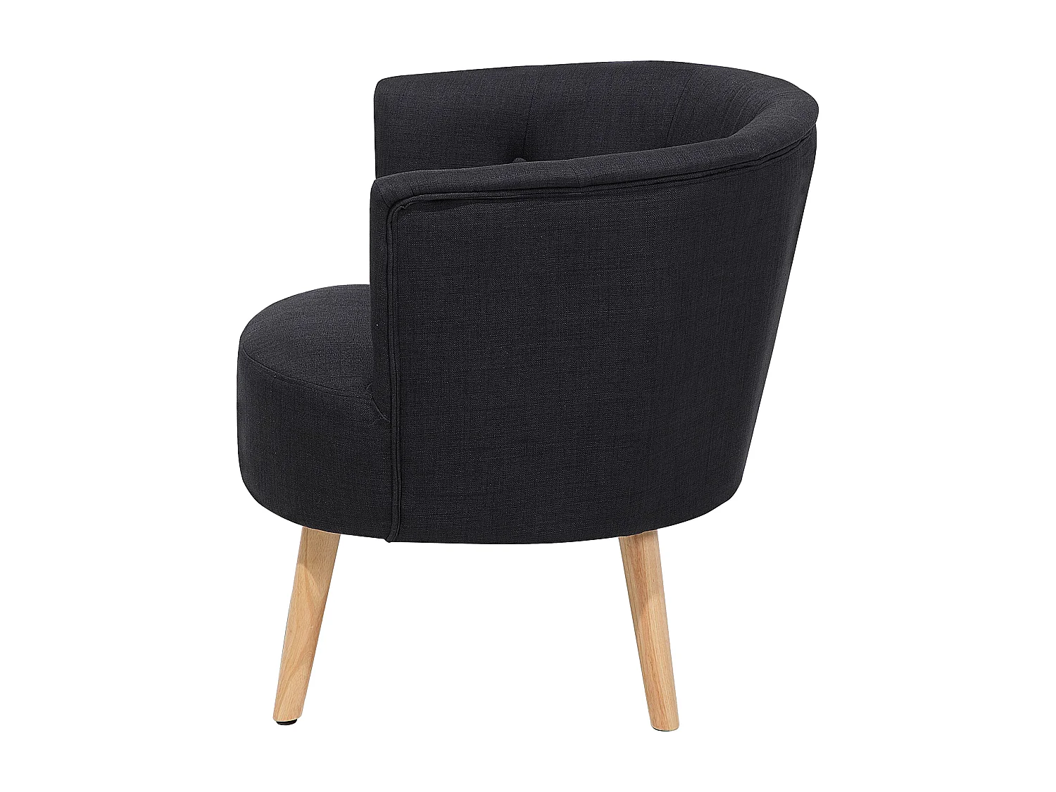 Sessel mit Armlehnen Clubsessel Polstersessel schwarz Odenzen