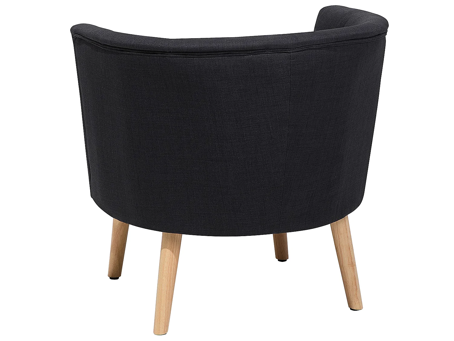 Fauteuil ODENZEN Stof Zwart