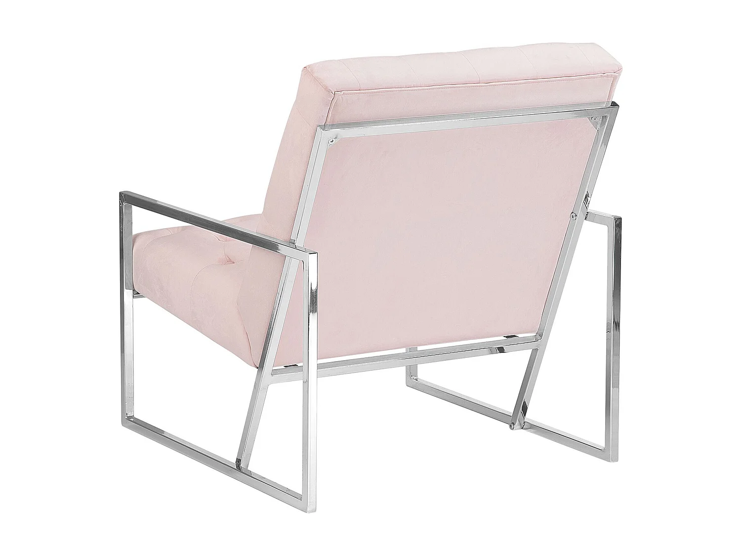 Fauteuil HARSTAD Fluweel Roze