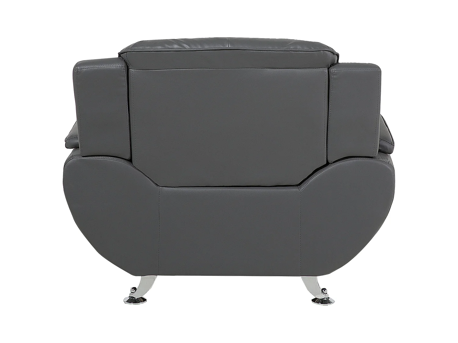 Fauteuil LEIRA Cuir PU Gris