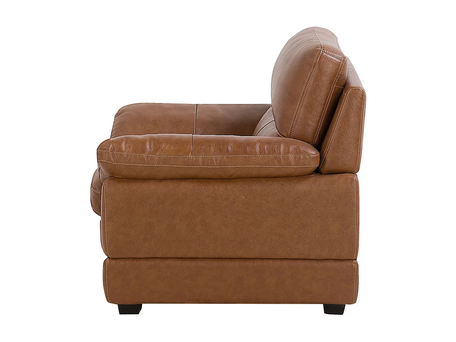 Fauteuil HORTEN Cuir PU Marron