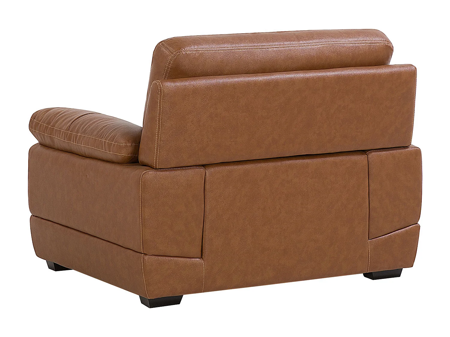 Fauteuil HORTEN Cuir PU Marron