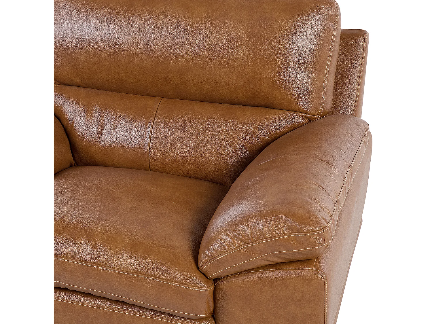 Fauteuil HORTEN Cuir PU Marron