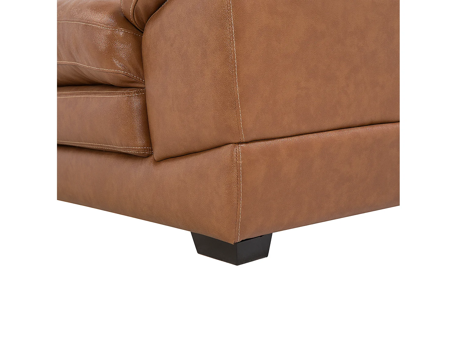 Sessel HORTEN Kunstleder Braun