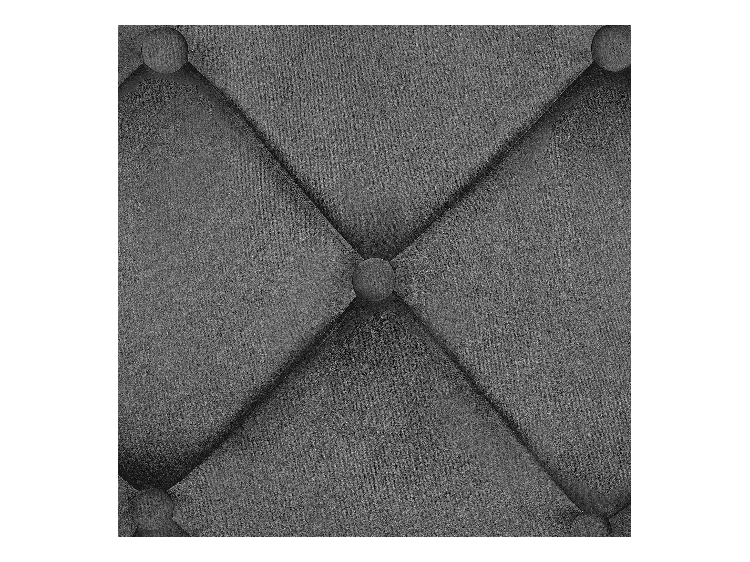 Poltrona girevole VAKSALA Velluto Grigio scuro