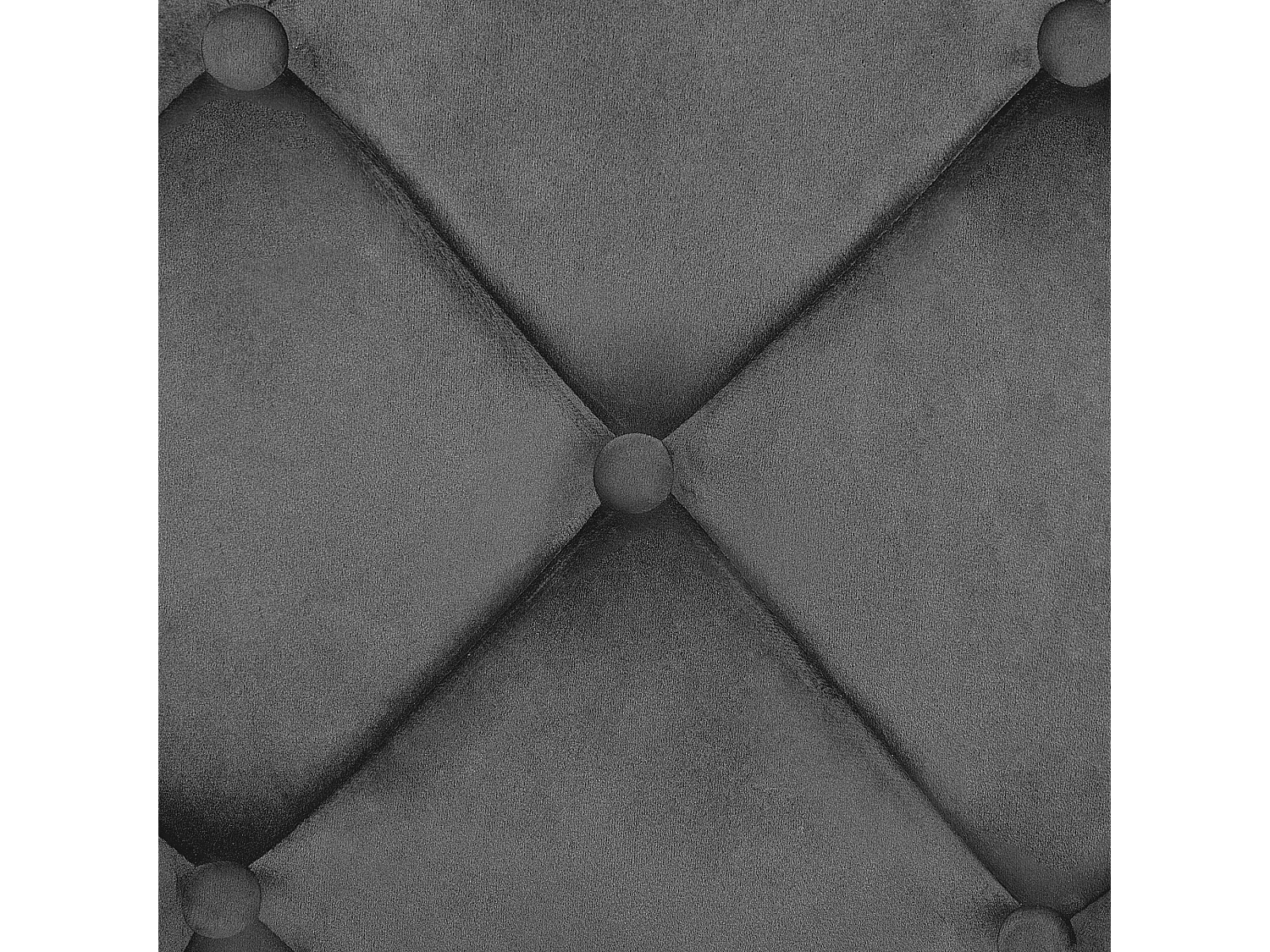 Draaifauteuil VAKSALA Fluweel Donkergrijs