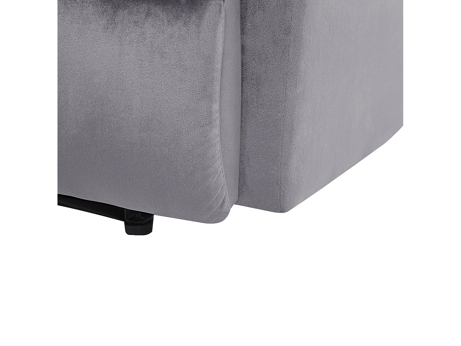 Fauteuil inclinable ESLOV Repose-pieds inclus Velours Gris