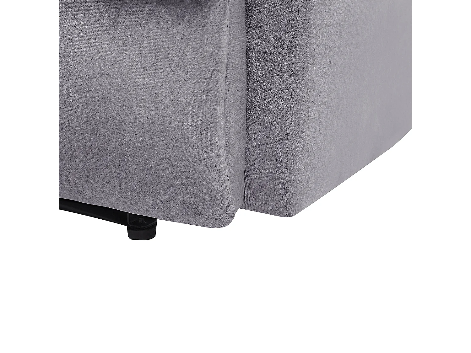 Relaxfauteuil ESLOV Fluweel Grijs