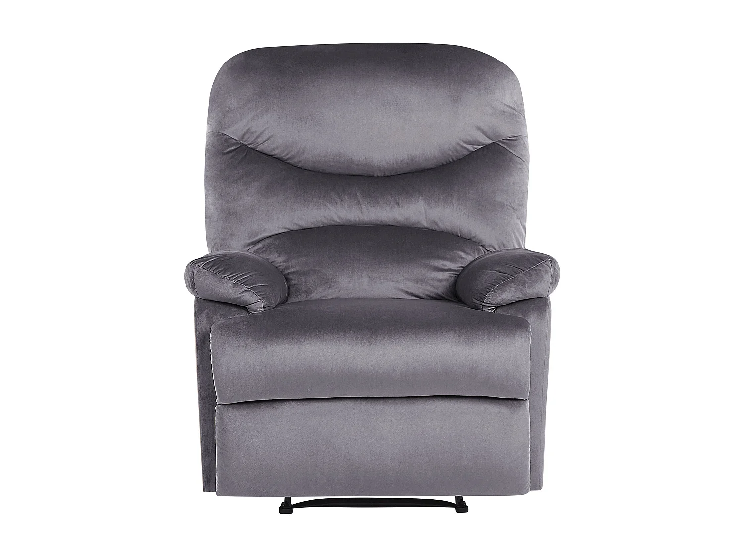 Fauteuil inclinable ESLOV Repose-pieds inclus Velours Gris