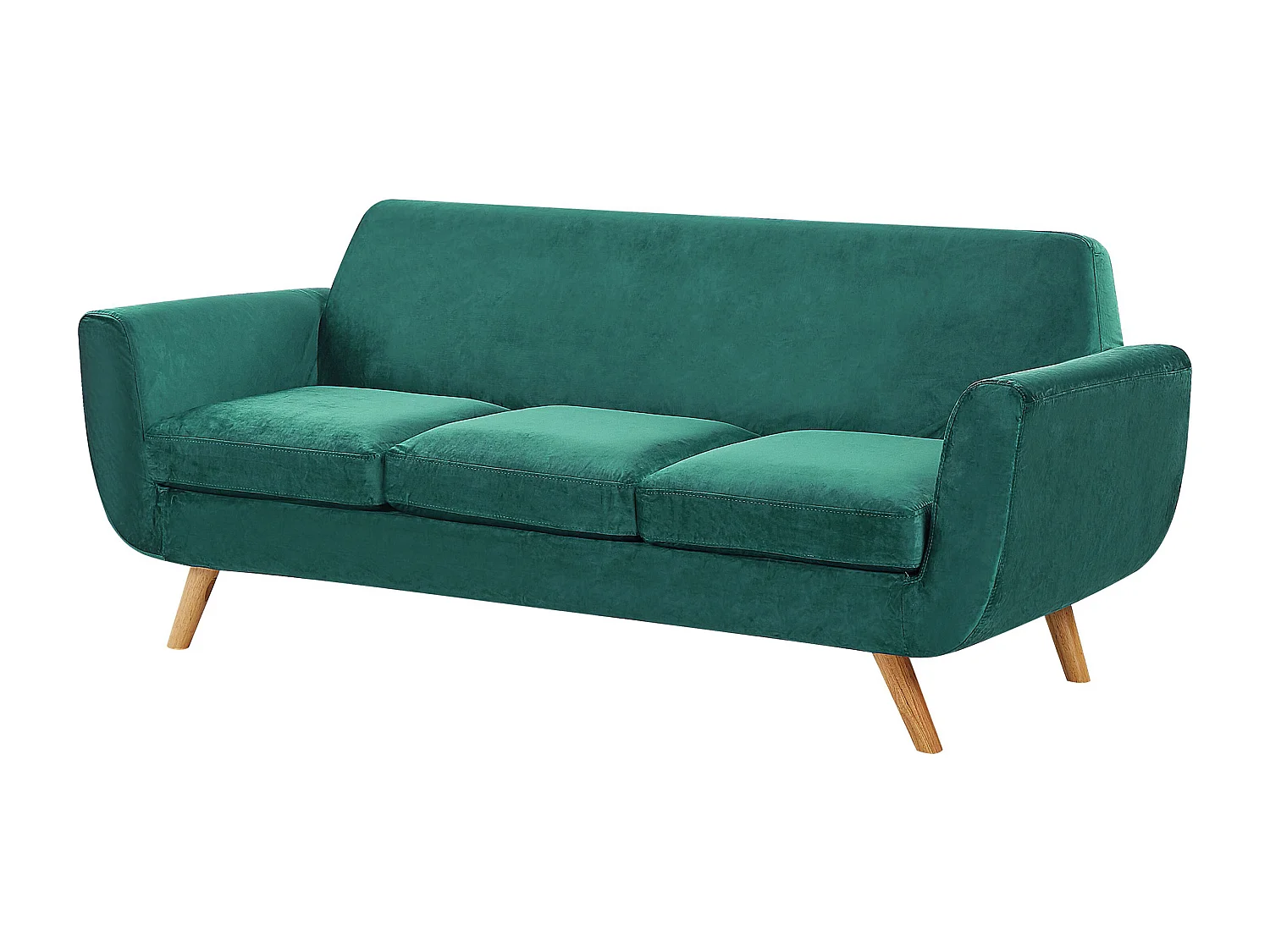 Rivestimento per divano a 3 posti BERNES Velluto Verde