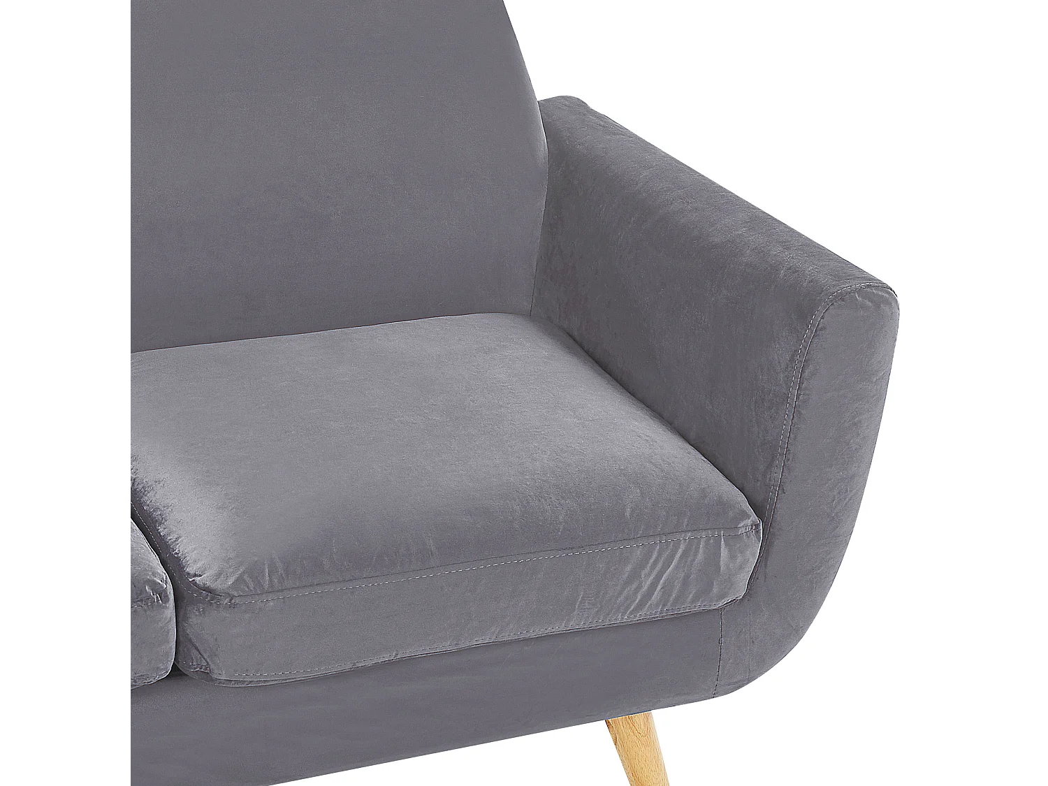 Bekleding voor tweezitsbank BERNES Fluweel Grijs