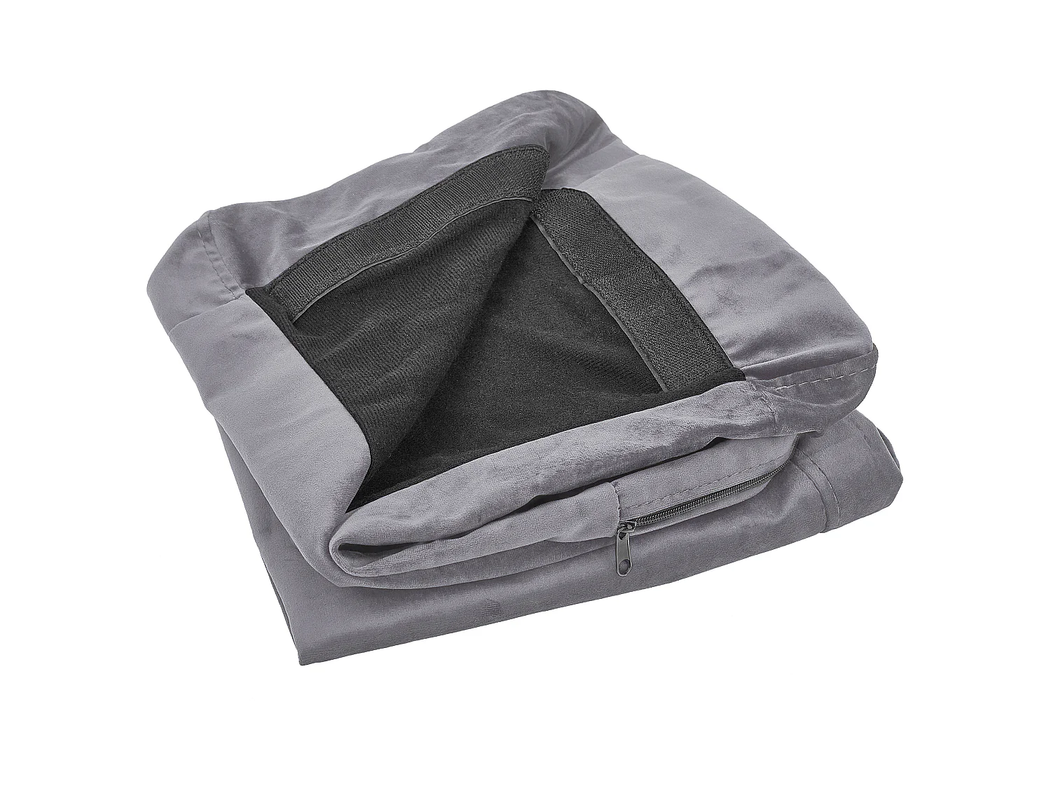 Housse de fauteuil BERNES Velours Gris