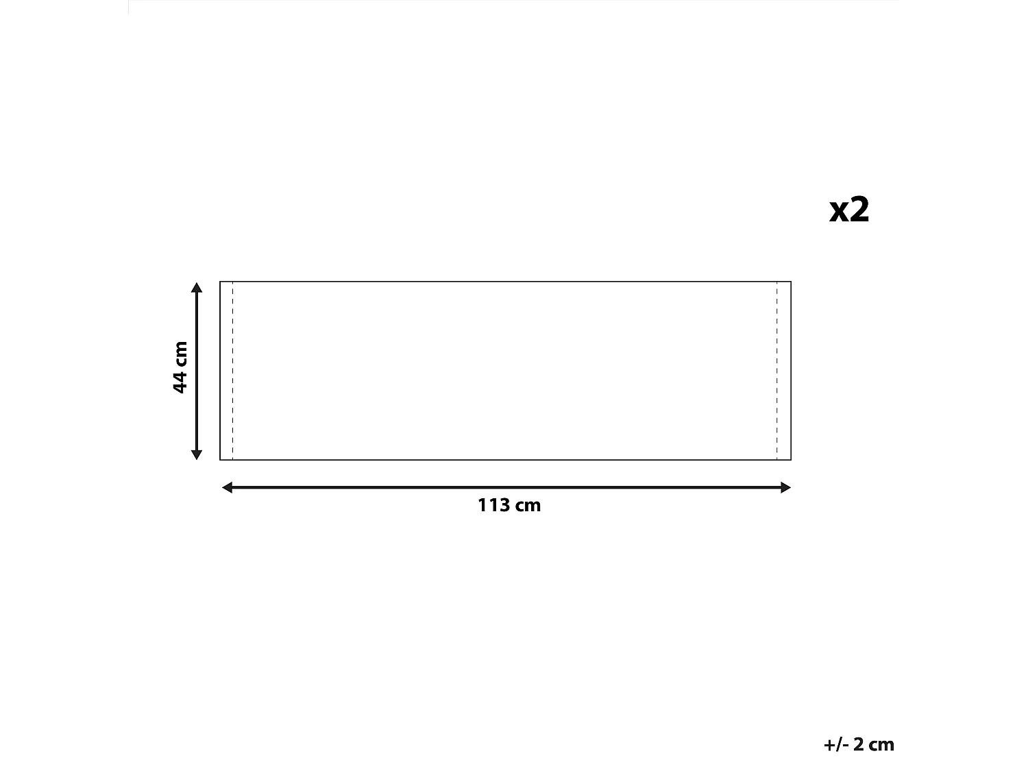 Teli da sdraio ANZIO/AVELLINO 113 x 44 cm Multicolore