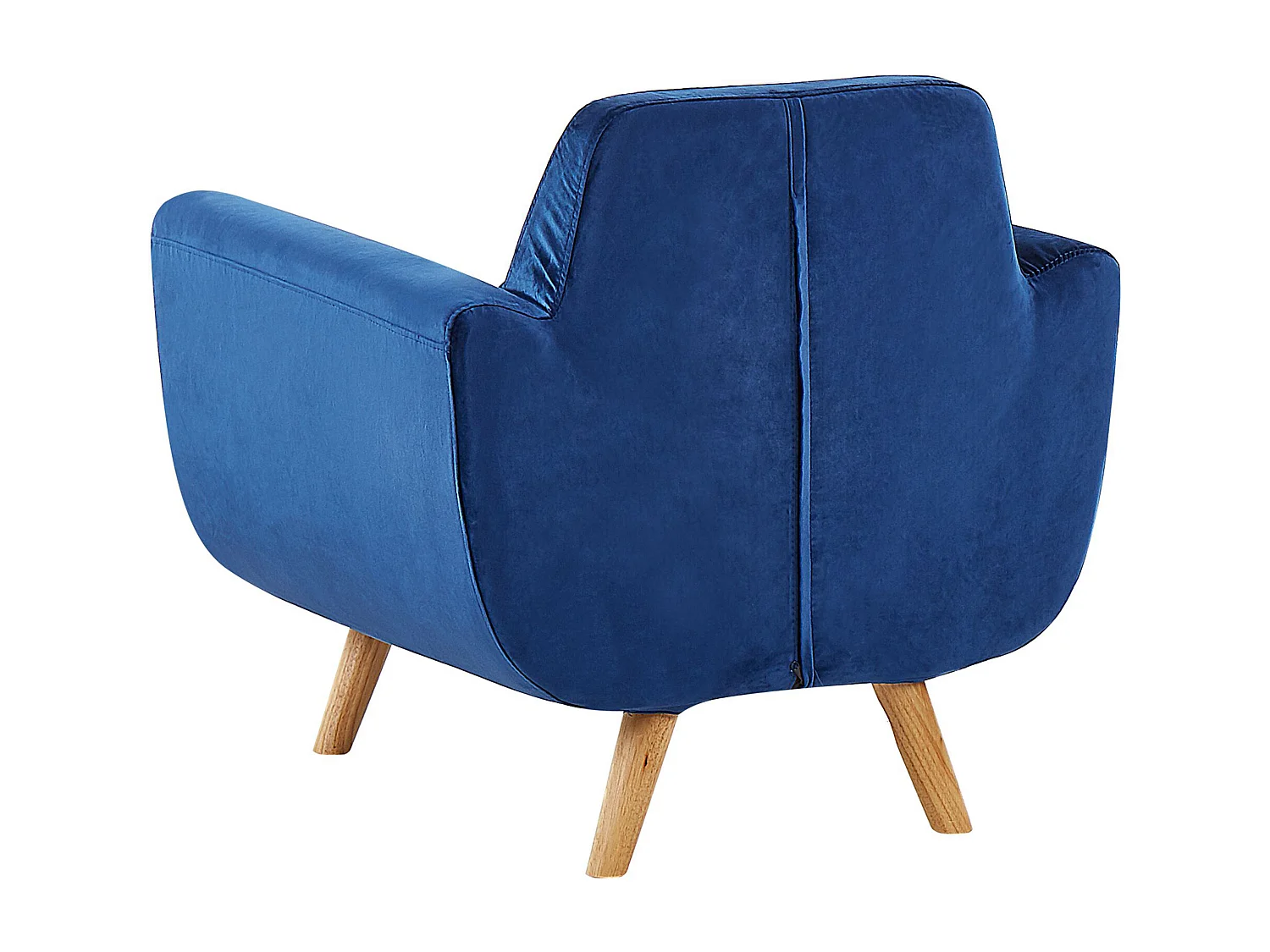 Bekleding voor fauteuil BERNES Fluweel Marineblauw