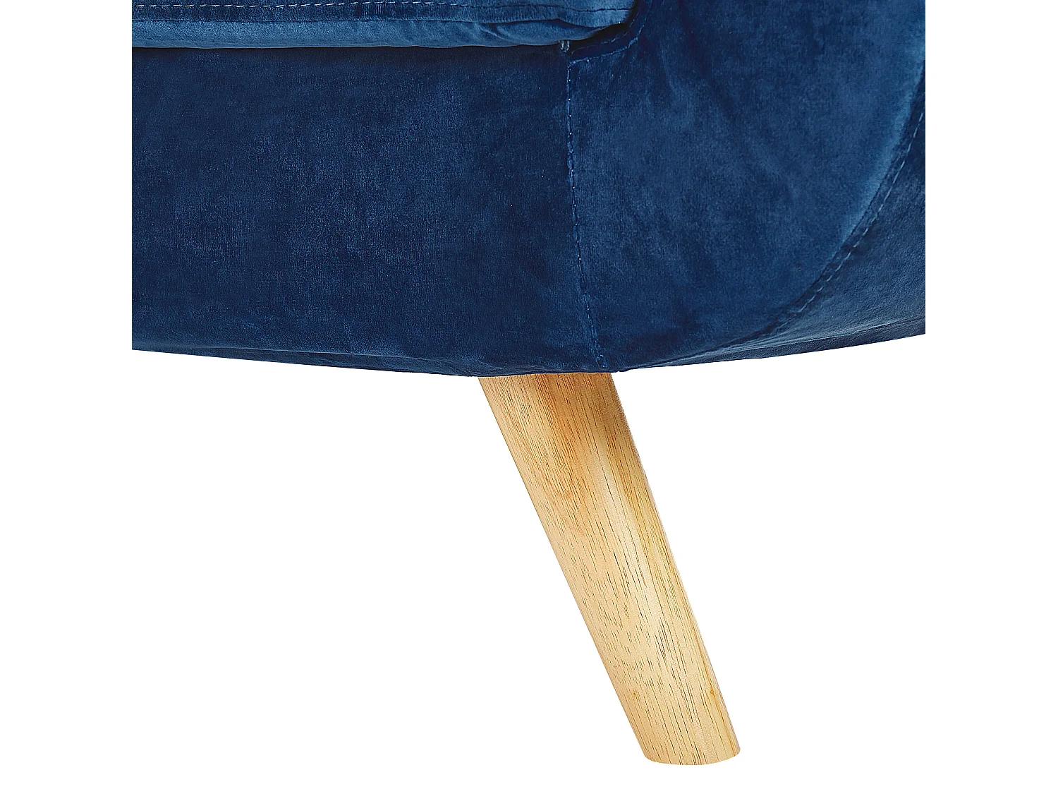 Bekleding voor driezitsbank BERNES Fluweel Marineblauw
