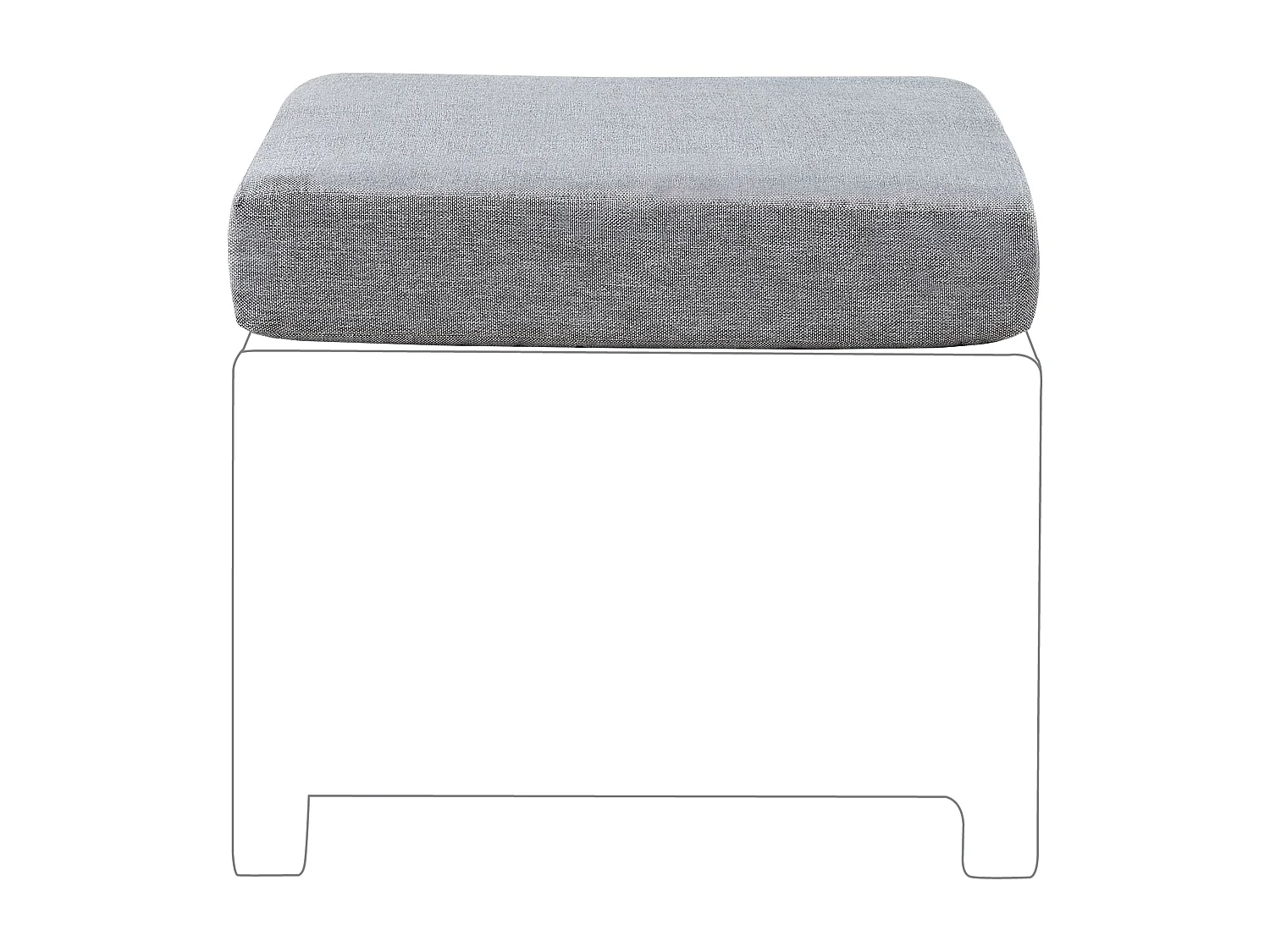 Set di copricuscini per esterni MILANO Grigio