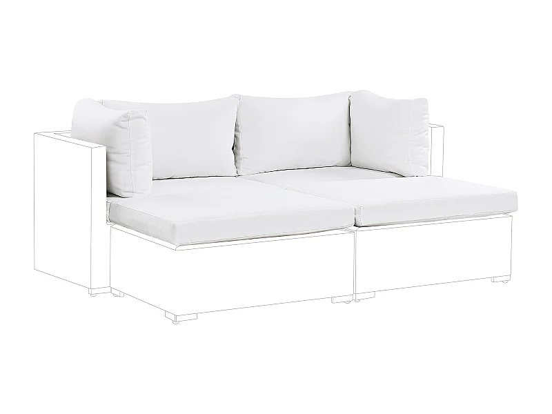 Conjunto de capas para almofadas NOTO Branco creme