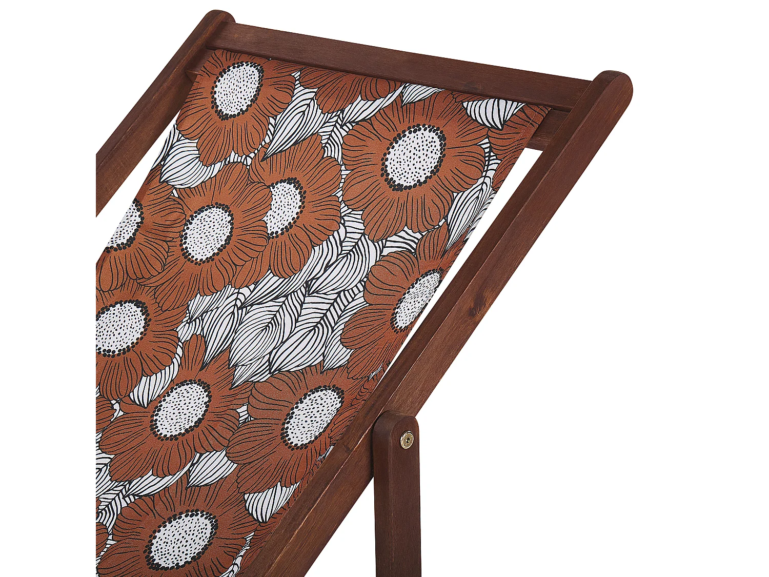 Set van 2 vervangingshoezen voor ligstoel ANZIO/AVELLINO 113 x 44 cm Rood