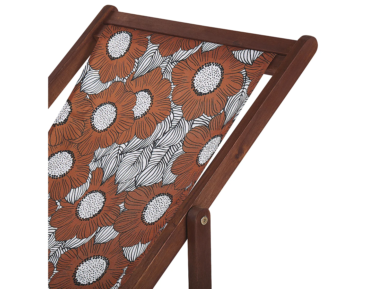 Lot de 2 tissus de remplacement pour chaises longues ANZIO/AVELLINO 113 x 44 cm Rouge