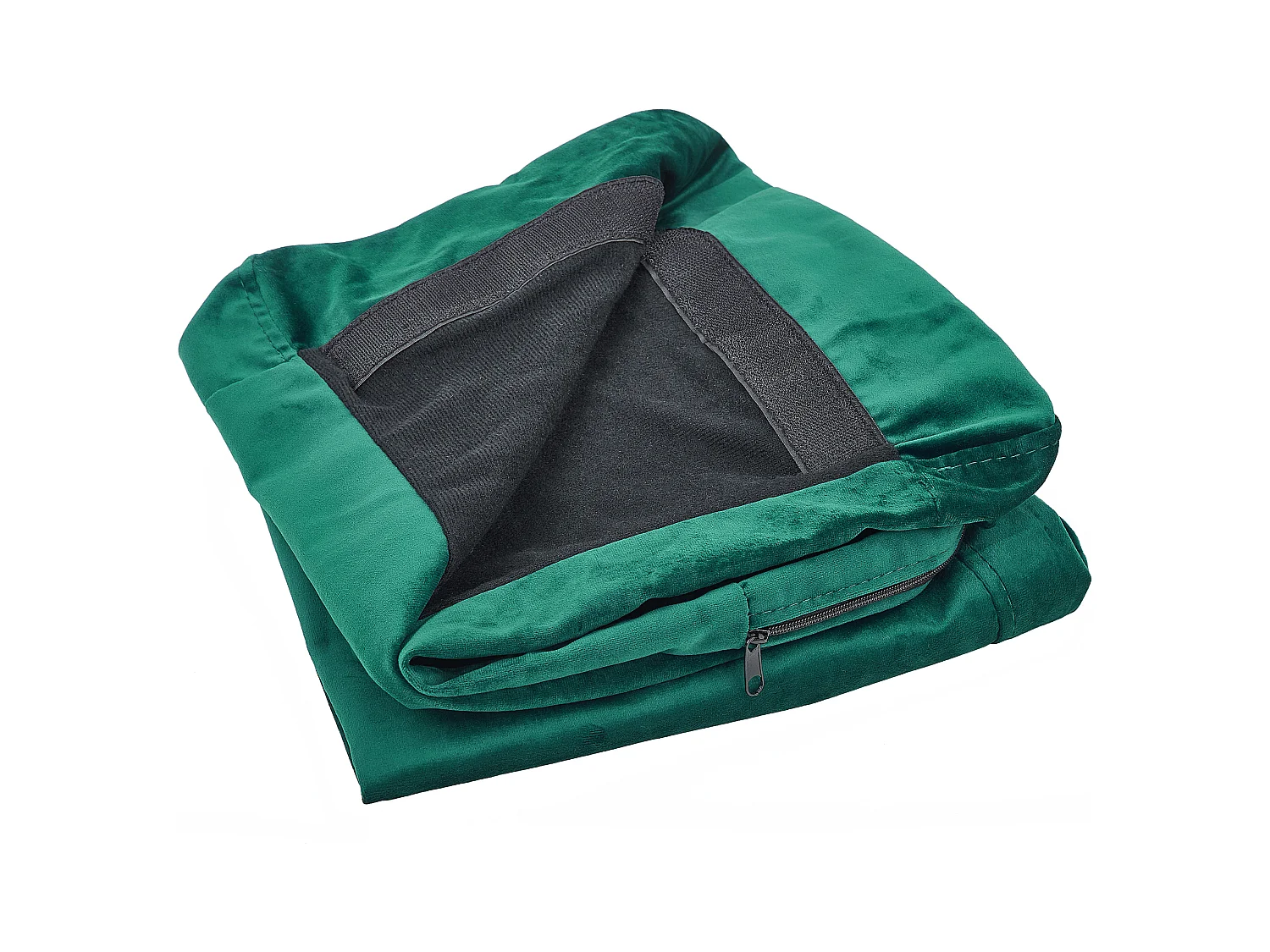 Housse de fauteuil BERNES Velours Vert