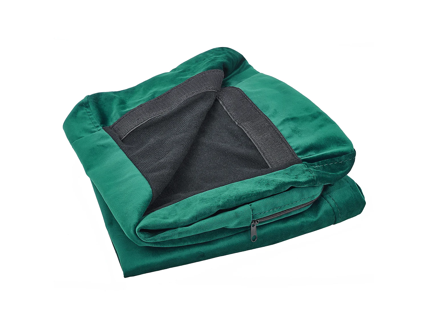 Housse de fauteuil BERNES Velours Vert
