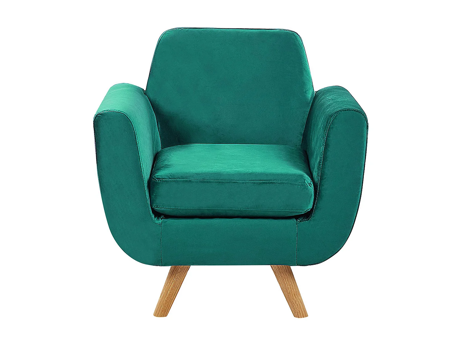 Housse de fauteuil BERNES Velours Vert