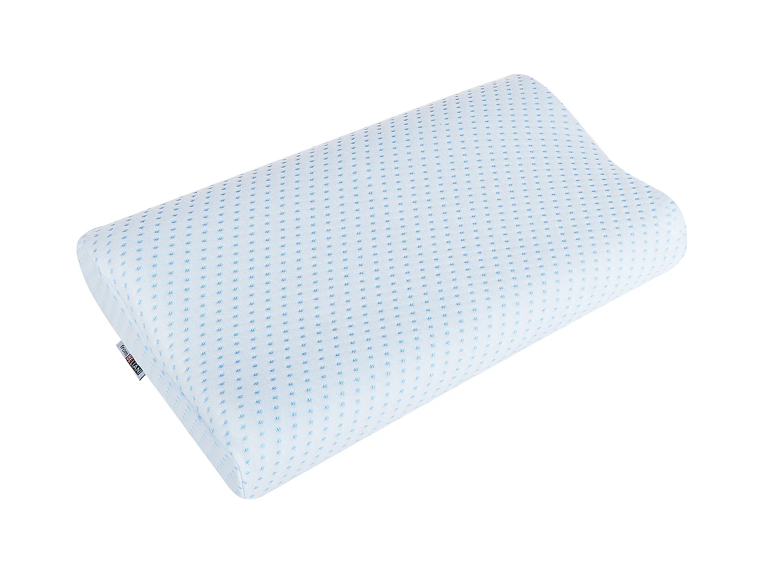 Oreiller KANGTO Haut Mémoire de forme 30 x 50 cm Blanc