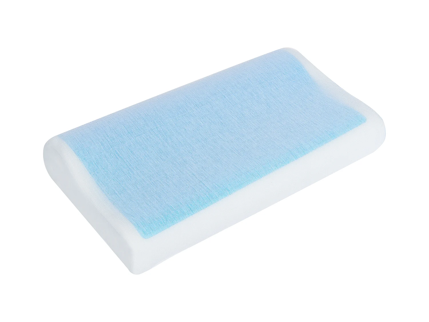 Oreiller KANGTO Haut Mémoire de forme 30 x 50 cm Blanc