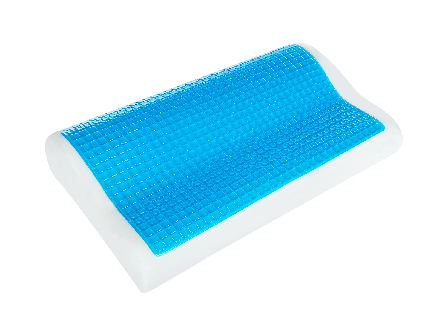 Oreiller KANGTO Haut Mémoire de forme 30 x 50 cm Blanc