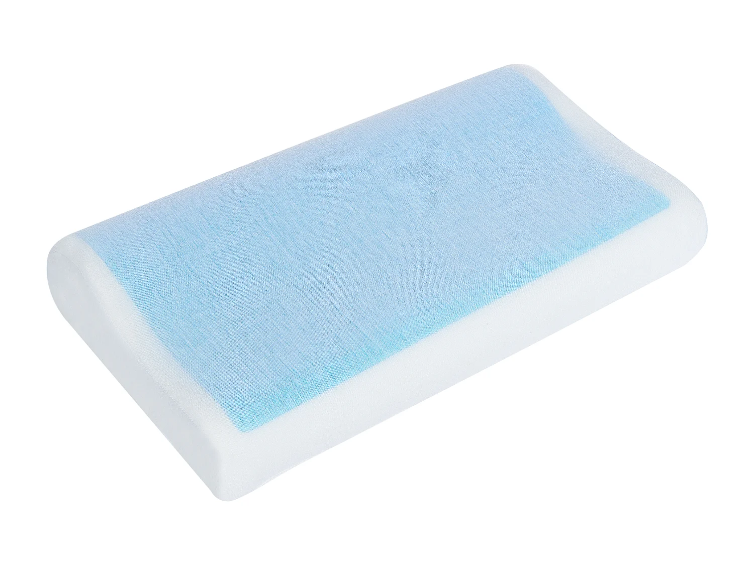 Oreiller KANGTO Haut Mémoire de forme 30 x 50 cm Blanc