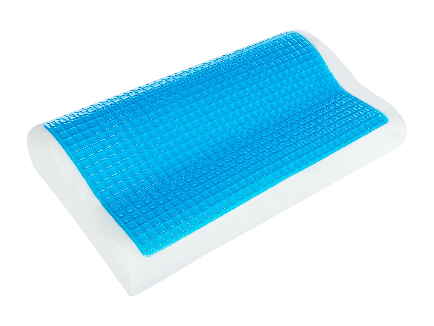 Oreiller KANGTO Haut Mémoire de forme 30 x 50 cm Blanc