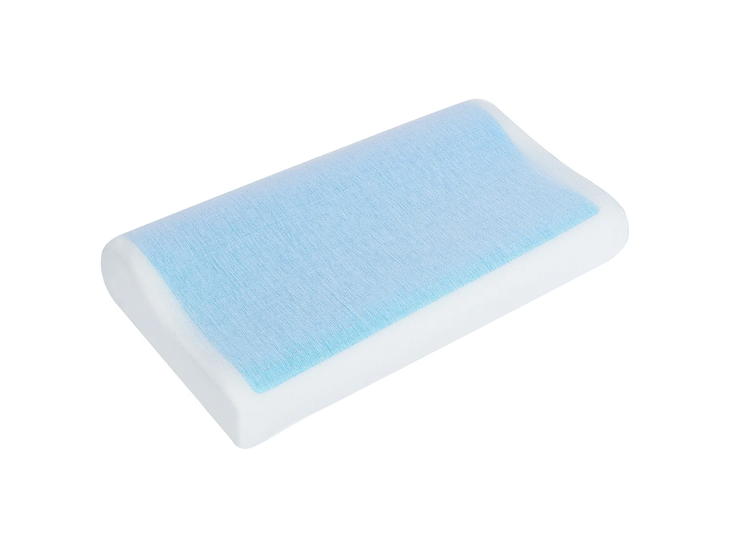 Oreiller KANGTO Haut Mémoire de forme 30 x 50 cm Blanc