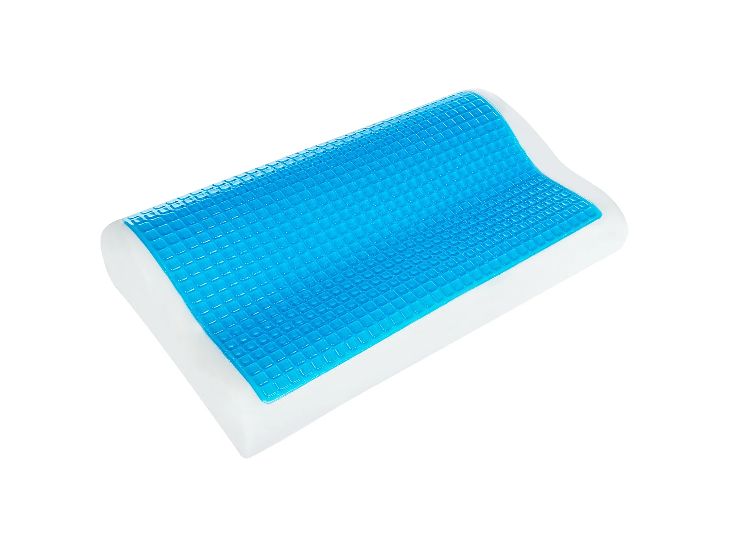 Oreiller KANGTO Haut Mémoire de forme 30 x 50 cm Blanc